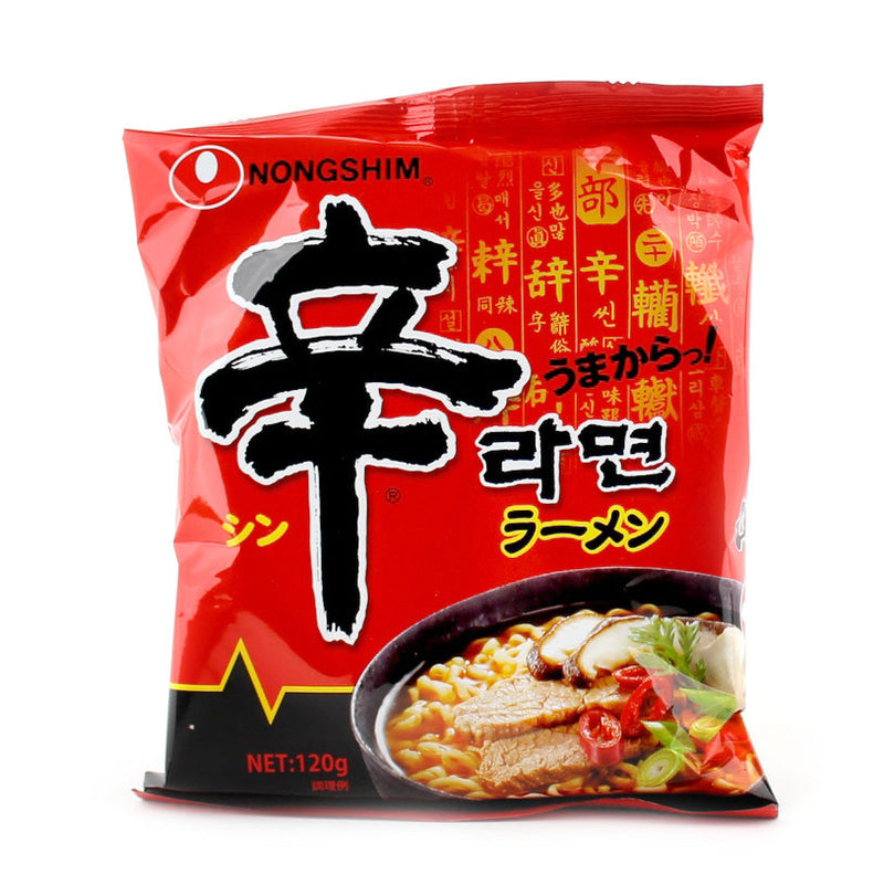 Nongshim Shin Ramyun Instant Ramen (Spicy/In Bag/120 g)