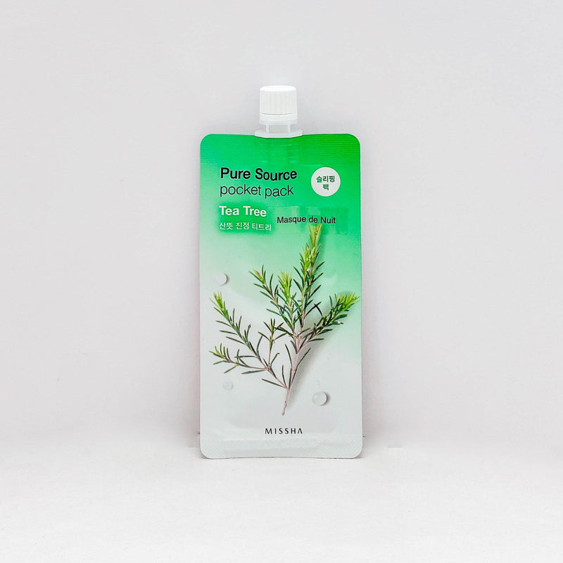 Missha Pure Source Pocket Pack Face Sheet Mask (Tea Tree / 1Pc)