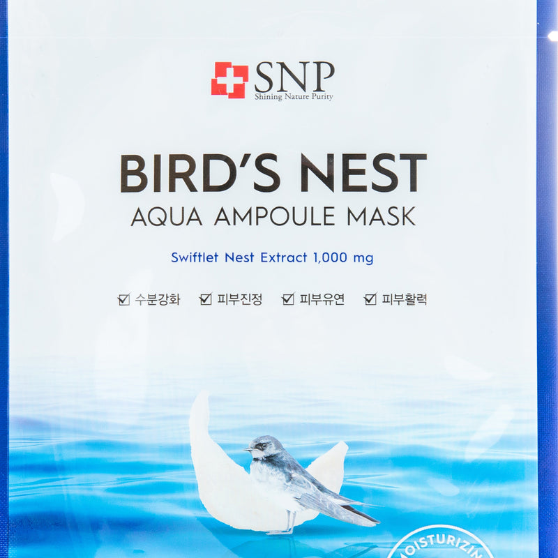 SNP Bird's Nest Aqua Ampoule Mask