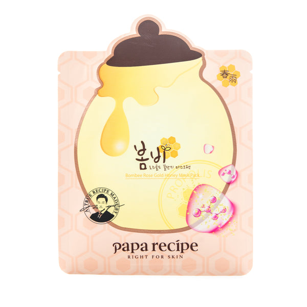 Papa Recipe Bombee Rose Gold Honey Mask Pack