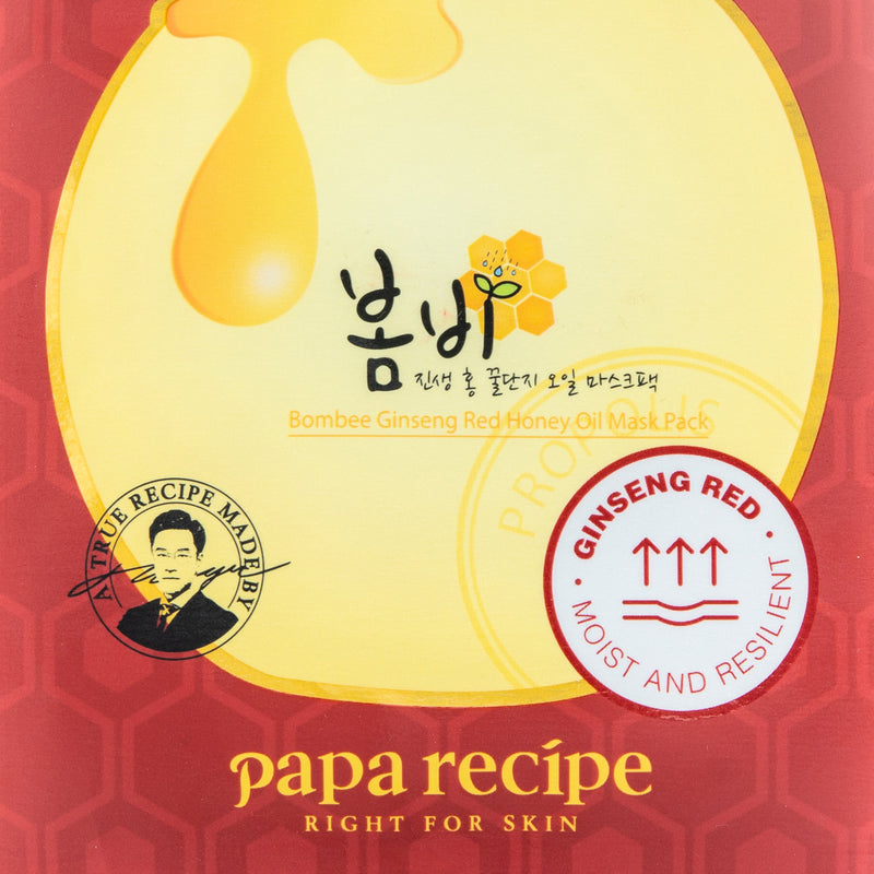 Papa Recipe Bombee Ginseng Red Honey Oil Mask Pack