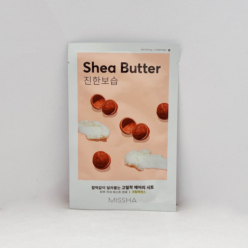 Missha Airy Fit Face Sheet Mask (Shea Butter / 1Pc)