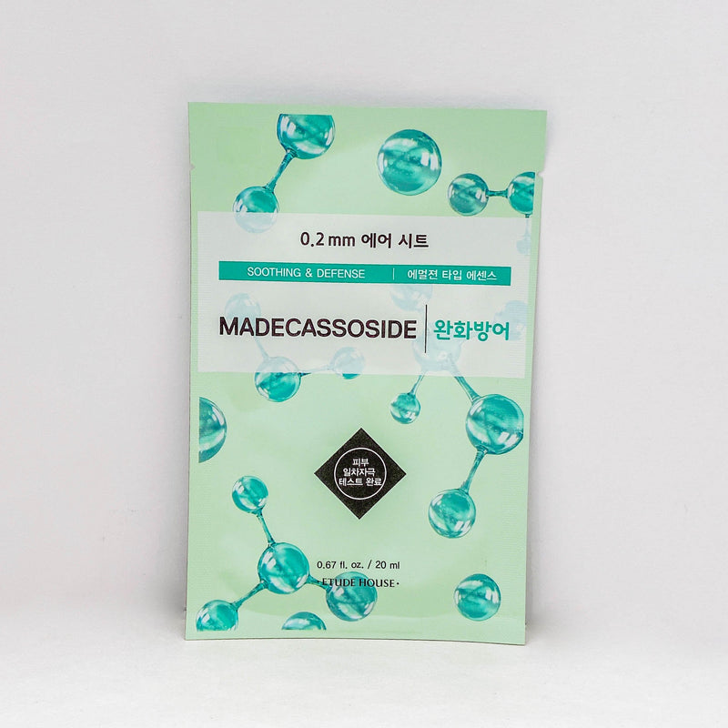 Face Sheet Mask (Etude House 0.2 Therapy Air Mask- Madecassoside - 20Ml)