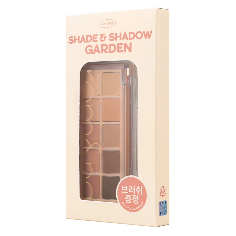 rom&nd BETTER THAN PALETTE DUAL BRUSH SET PACKAGE 05 SHADE AND SHADOW GARDEN