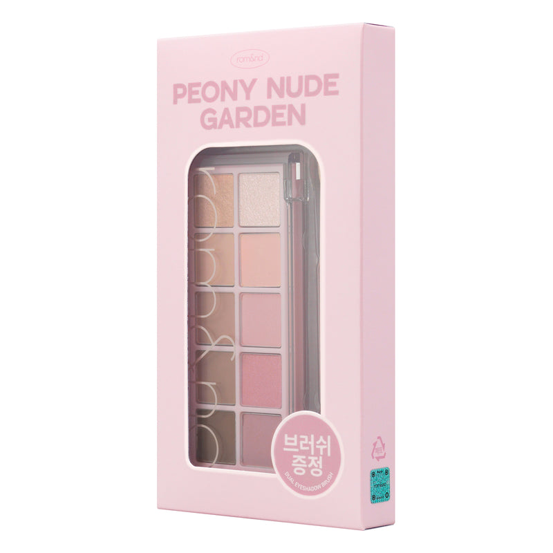 rom&nd BETTER THAN PALETTE DUAL BRUSH SET PACKAGE 06 PEONY NUDE GARDEN