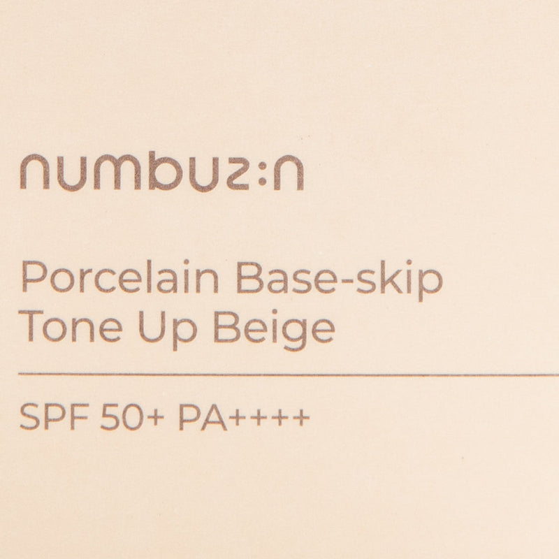 Numbuzin No.3 Porcelain Base-Skip Tone Up Beige 50ml