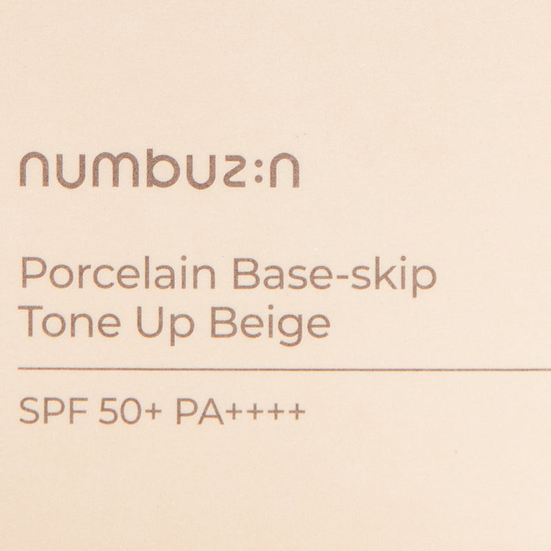 Numbuzin No.3 Porcelain Base-Skip Tone Up Beige 50ml