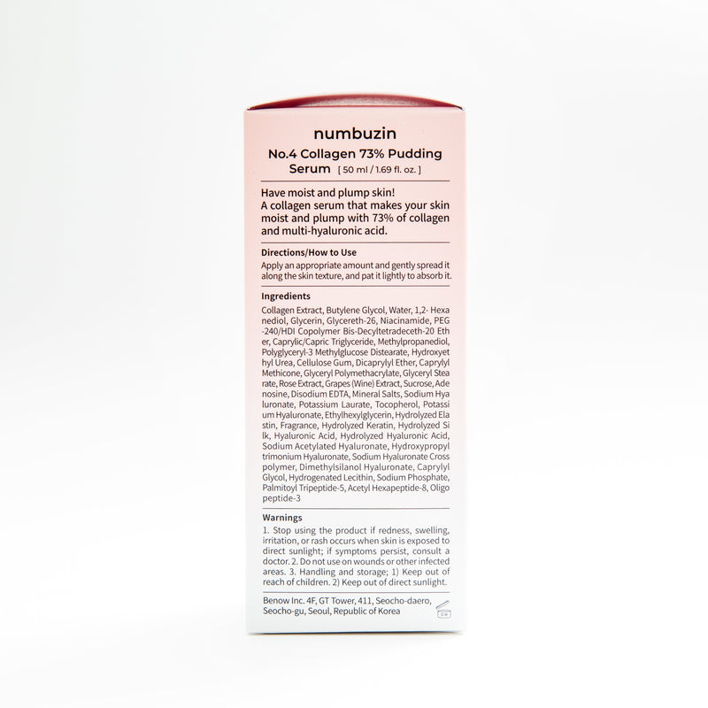 Numbuzin No.4 Collagen 73% Pudding Serum 50ml