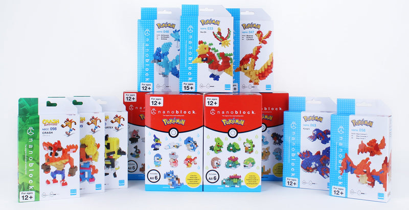 Kawada Pokemon Nanoblock 6 in 1 Dragon-type