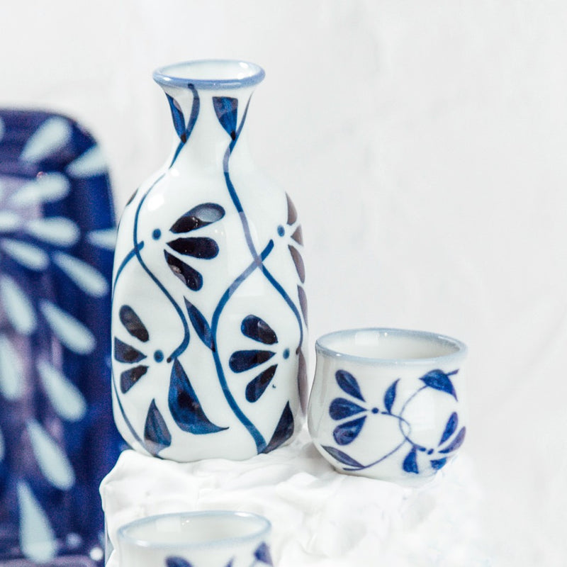 Arabesque Porcelain Sake Cup