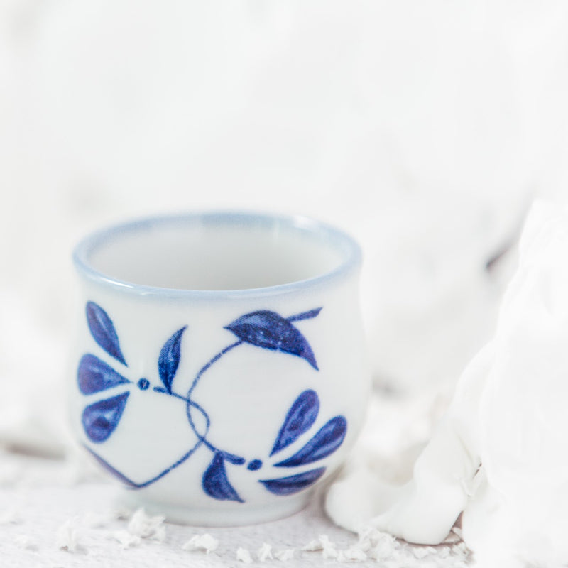 Arabesque Porcelain Sake Cup