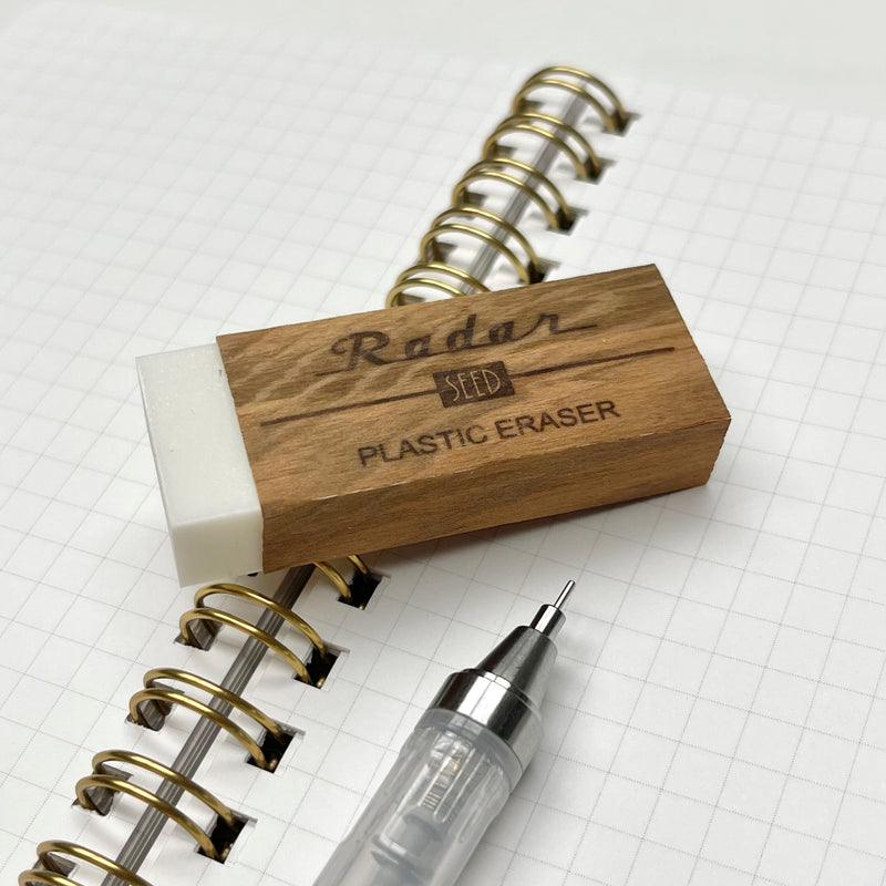 Eraser with Shrine Cedar Wood Case