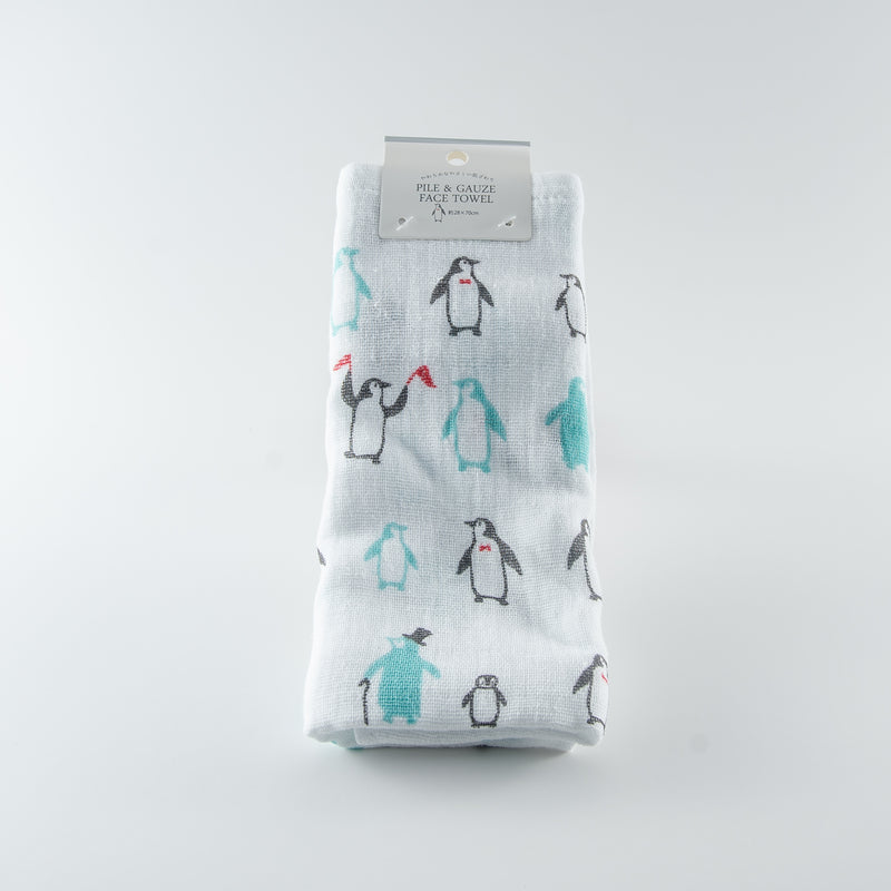 Towel (Penguins/BL*WT/28x70cm)