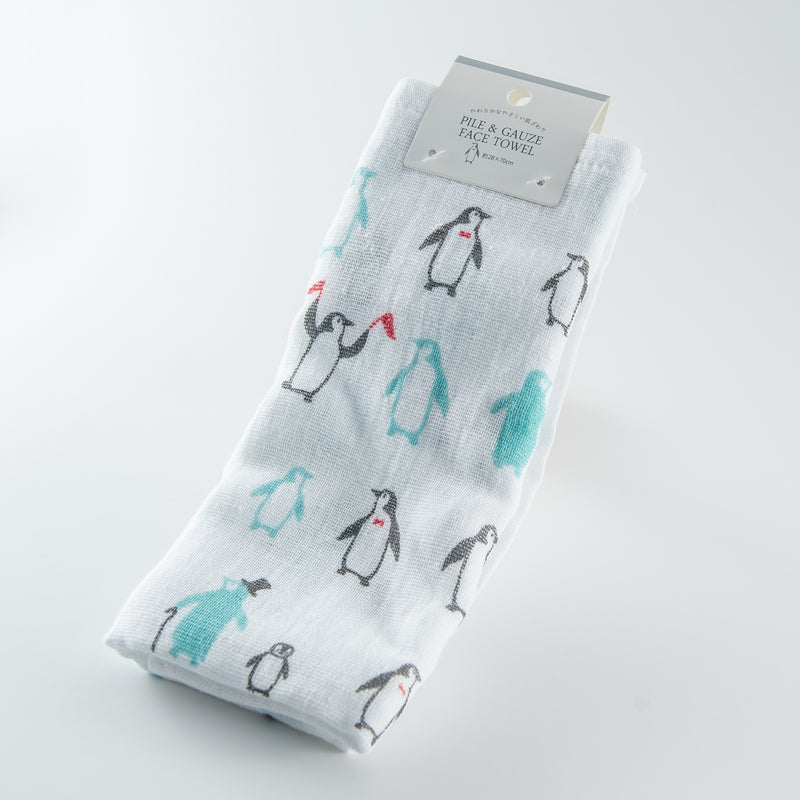 Towel (Penguins/BL*WT/28x70cm)