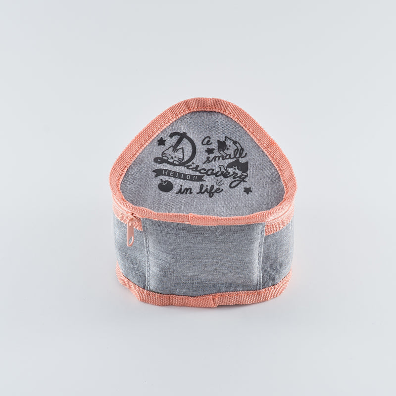 Onigiri Case (Rice Ball/Cat/11.5x11.5cm)