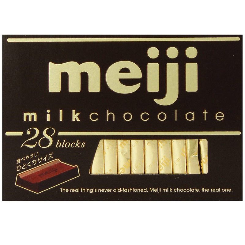 Meiji Milk Chocolate 28 blocks