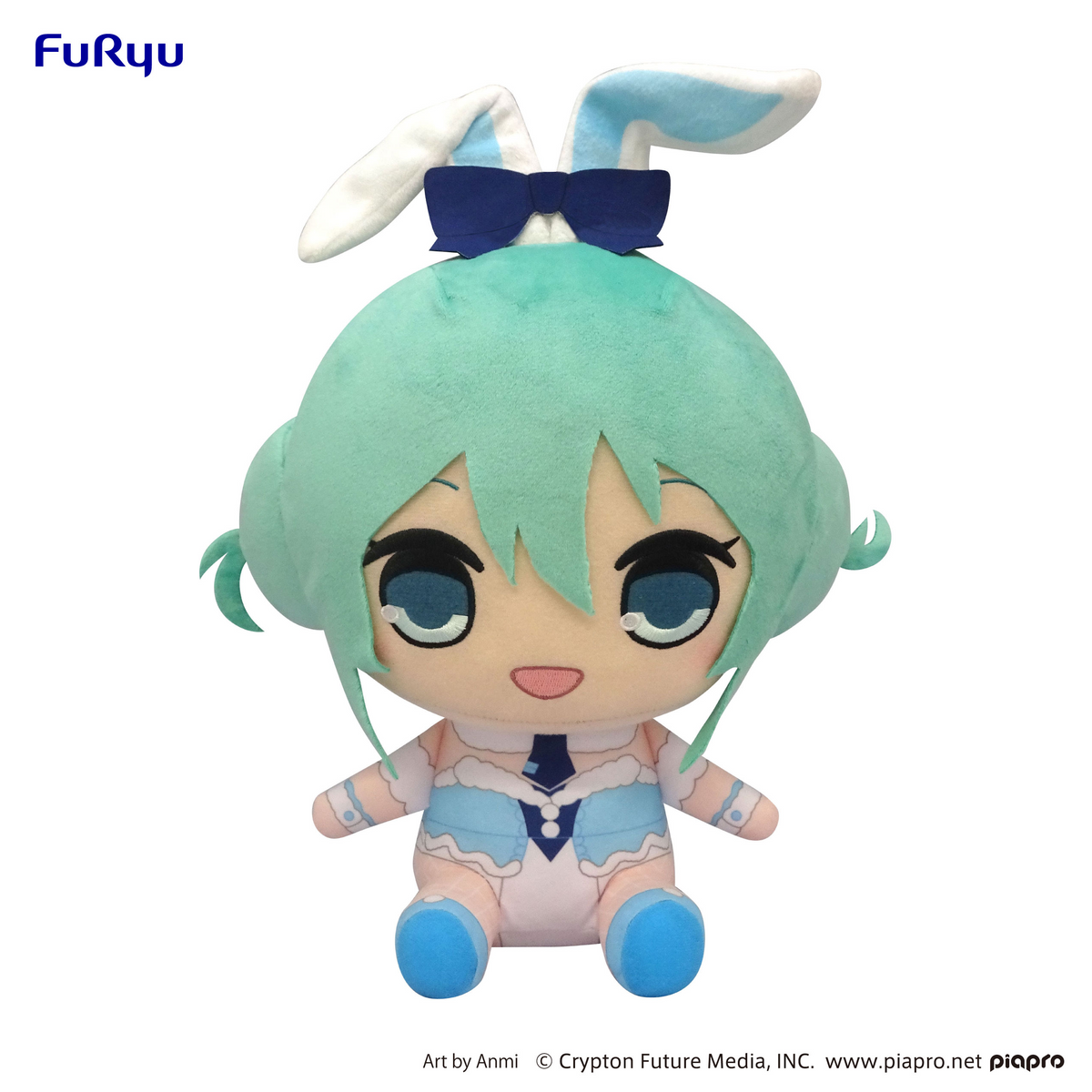 [✧YuRo◡̈*✧]あみぐるみ Big Plush Vocaloid Hatsune Miku White Rabbit | Furyu