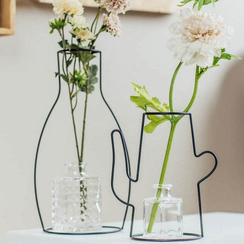 Wire Vase (Stainless Steel)