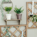 Fence (Wood/Bn/30X30Cm)