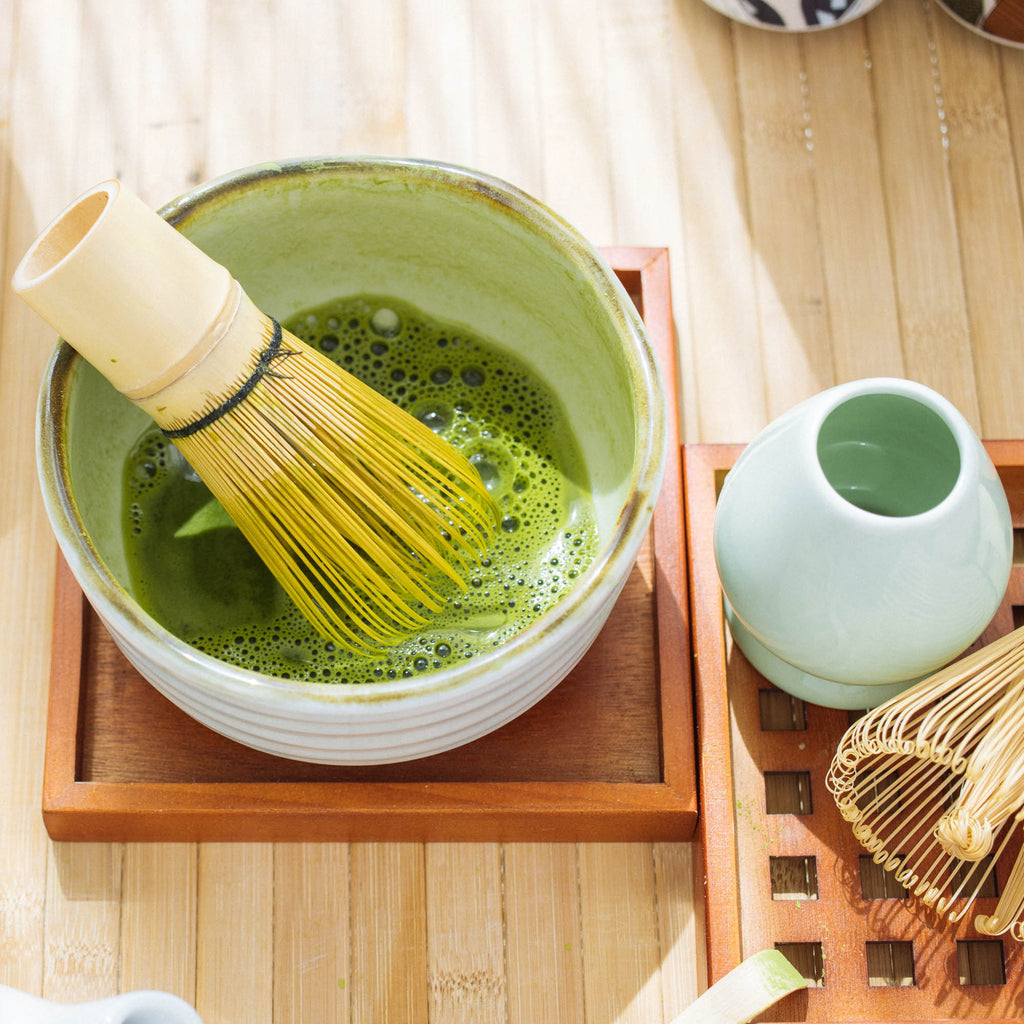 Green Matcha Whisk Holder – MEM TEA